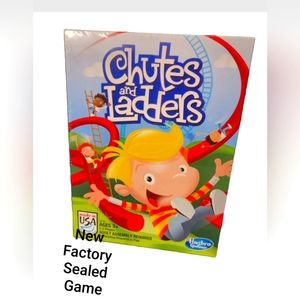 👩‍❤️‍👨Hasbro Chutes and Ladders Board Game 2-3 Players Age 3+